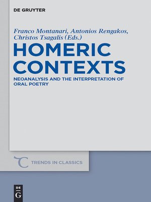 cover image of Homeric Contexts